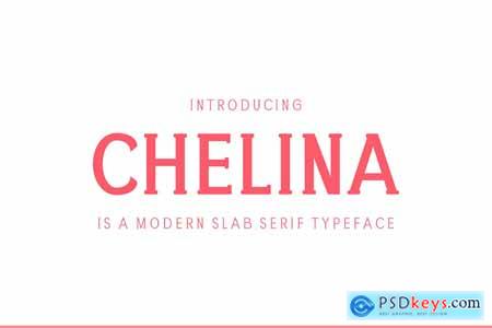 Chelina Slab Serif Font Family 4181121