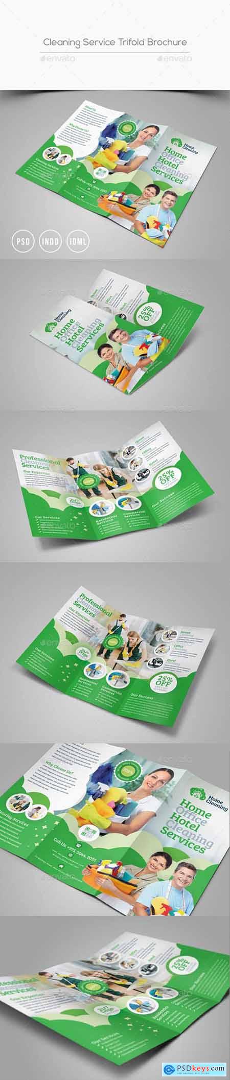 Cleaning Service Trifold Brochure 24572071