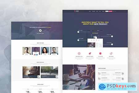 Step - Startup Landing Page Template