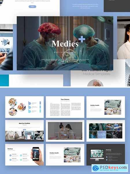 Medies - Medical Powerpoint, Keynote and Google Slides Templates