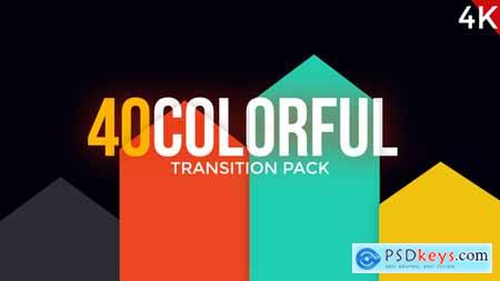 Videohive Modern Colorful Transitions Pack 23547704