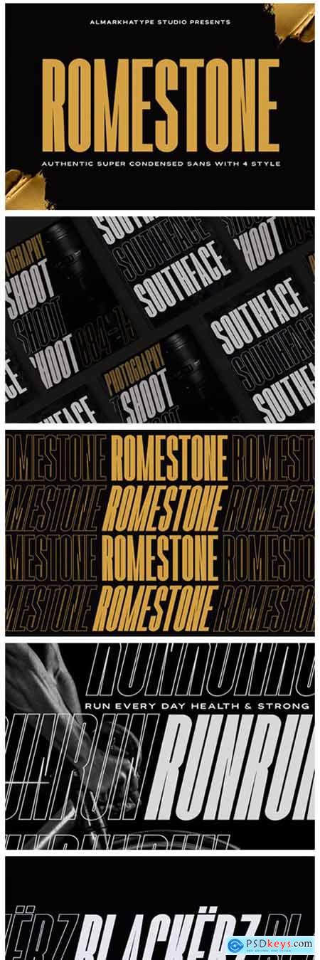 Romestone Font