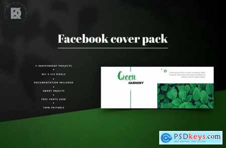 Facebook Green Cover Pack