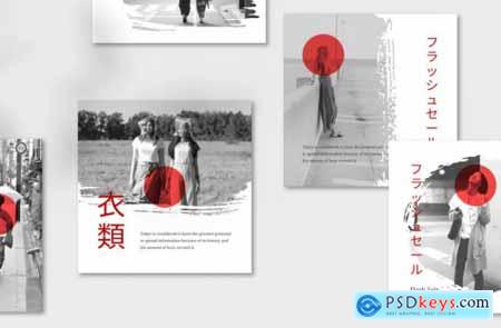 Instagram Post Template - Japan Fashion Style