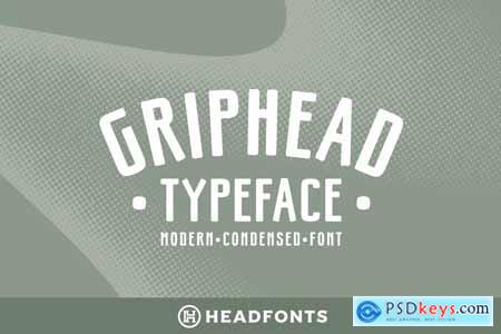Griphead Modern Condensed Font 4208934
