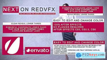 Videohive Clean And Simple Lower Thirds 8147853