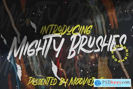 Mighty Brush Font 4179334