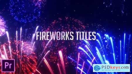 Videohive Fireworks Titles Premiere Pro 24823287