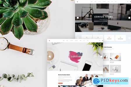 Creative Company Agency Website PSD