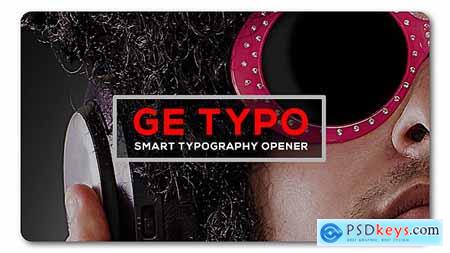 VideoHive The Typo Smart Opener 19539923