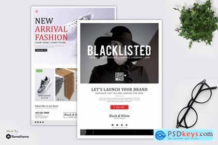 Blacklisted - Product Promotion Flyer