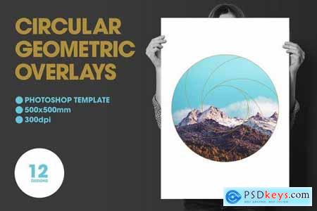 Circular Geometric Overlays