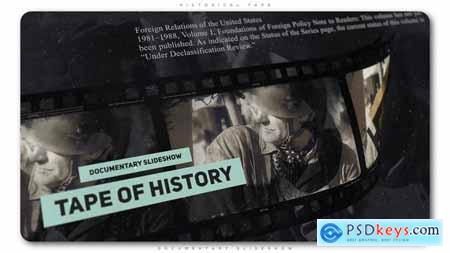 VideoHive Historical Tape Documentary Slideshow 23192599