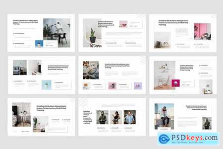 Rioust - Interior Design Powerpoint Google Slides and Keynote Templates