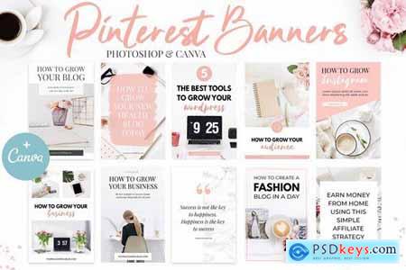 Canva Pinterest Templates V.2