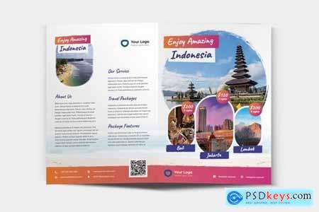 Bifold Brochure Template - Travel Agent