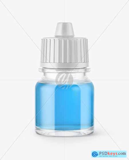 5ml Clear Glass Dropper Bottle Mockup 50393