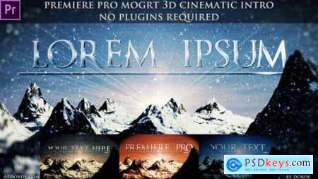 Videohive Cinematic Opener Lorem Ipsum (Mogrt) 24231570