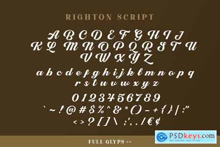 Righton - Script & Serif Font Duo 3846563