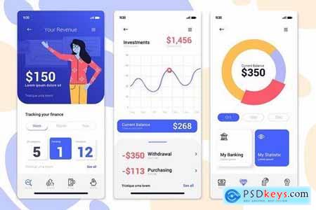 15 Finance app Screens