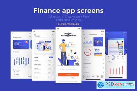 15 Finance app Screens