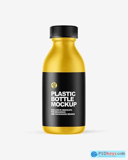 Matte Plastic Bottle Mockup 50434