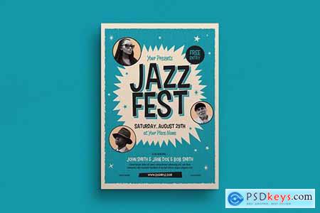 Old Jazz Festival Event Flyer