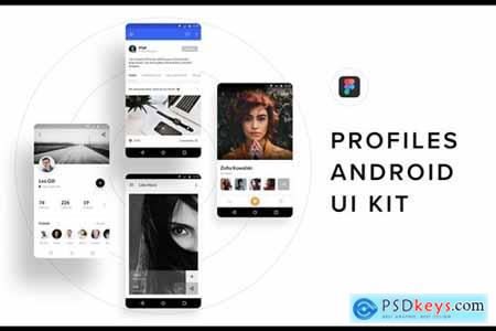 Profiles Android UI Kit (Figma)