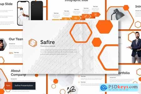 Safire Powerpoint, Keynote and Google Slides Templates