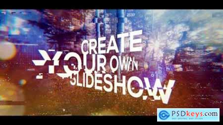 Videohive Glitch Big Titles Slideshow 23235187
