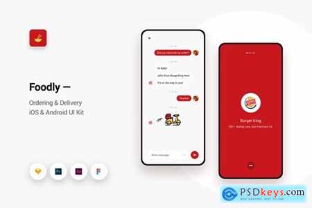 Foodly - Ordering Delivery iOS & Android UI Kit 12
