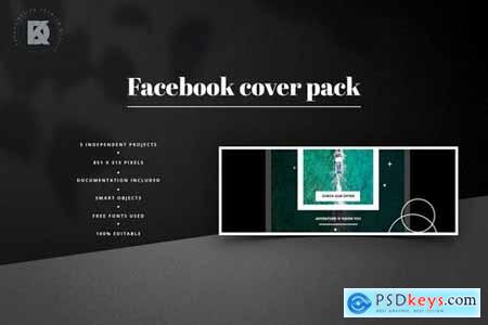 Black Facebook Cover Pack