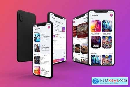 Ocodile-Movie Booking MobileApp UI Kit Light (XD)