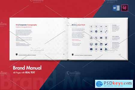 Brand Manual 48 Pages - REAL TEXT 4229788