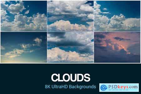 8K UltraHD Clouds Background Set Wallpaper
