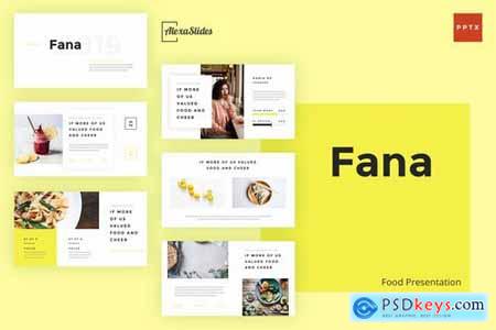 Fana - Food Powerpoint Google Slides and Keynote Templates