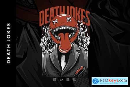 Death Jokes T-Shirt Design
