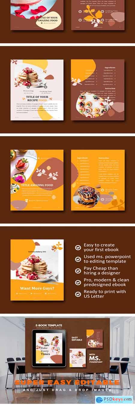 16 Pages Recipe Template 1910117