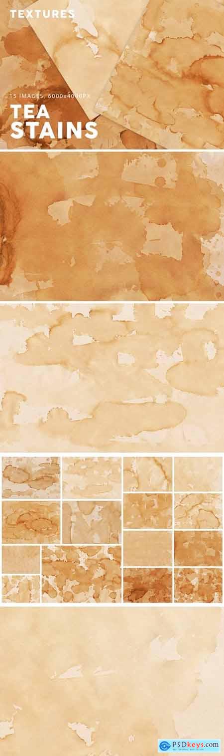 Tea Stains Paper Textures
