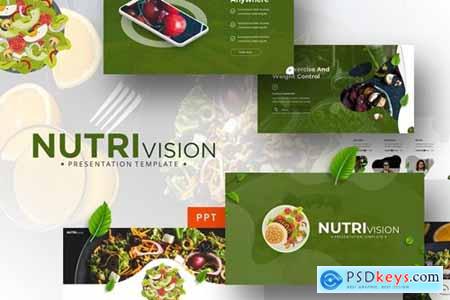 Nutrivision Powerpoint, Keynote and Google Slides Templates