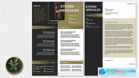 CV Resume clean And Bold
