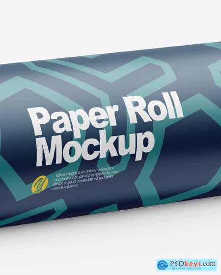 Matte Paper Roll Mockup 50593
