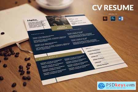 CV Resume Minimal And Clean