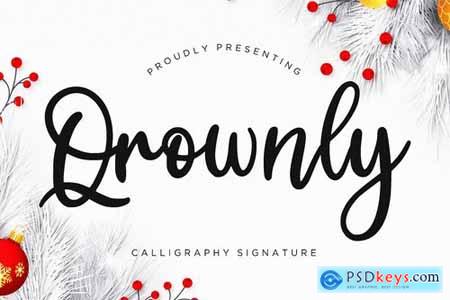 Qrownly Calligraphy Signature