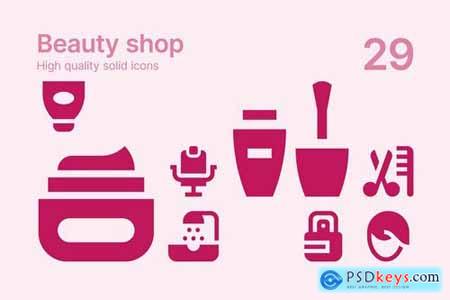 Beauty shop E-commerce Files and folders Design elements