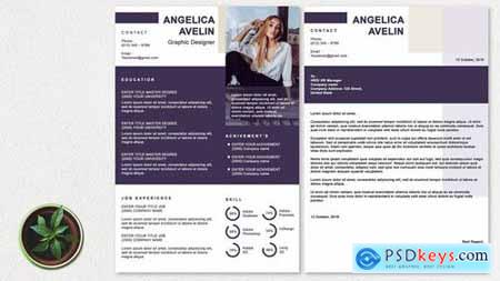 CV Resume Simple And Bold