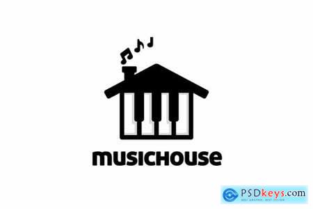 Piano and House Logo