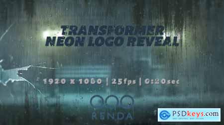 Videohive Transformer Neon Logo Reveal 22672156