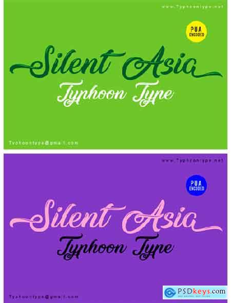 Silent Asia Font