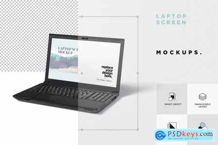 Laptop Screen Mockup - Windows Edition